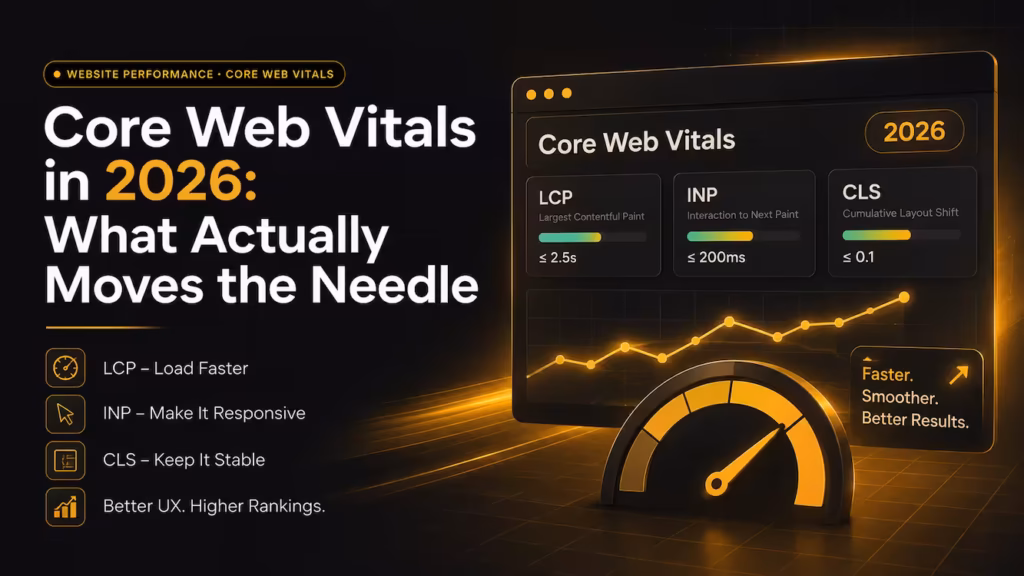 Core Web Vitals in 2026: What Matters — Datura